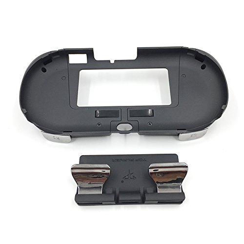 New Matte Non-Slip L3 R3 Hand Grip Handle Joypad Stand Case with L2 R2 Trigger Button Grips Holder for PSV 2000 PS VITA 2000 Game Console-Black.