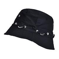 TOUTACOO, Adjustable Summer Bucket Hat - Unisex Black