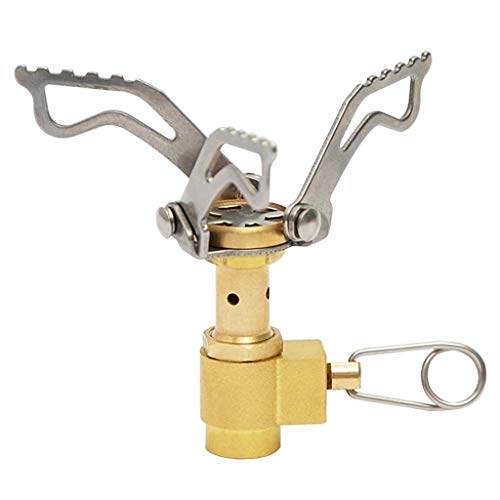 Hongxin ltralight Portable Outdoor Backpacking Camping Stoves with Piezo Ignition,Outdoor Fold Camping Oven Gas Stove