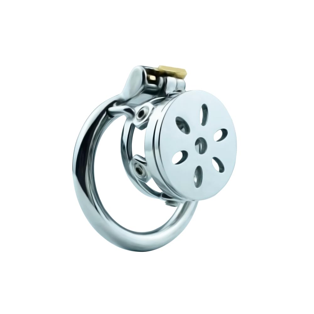 Bondage Masters Male Chastity Device Surgical Grade Stainless Steel, Adjustable Pain Screw Cage