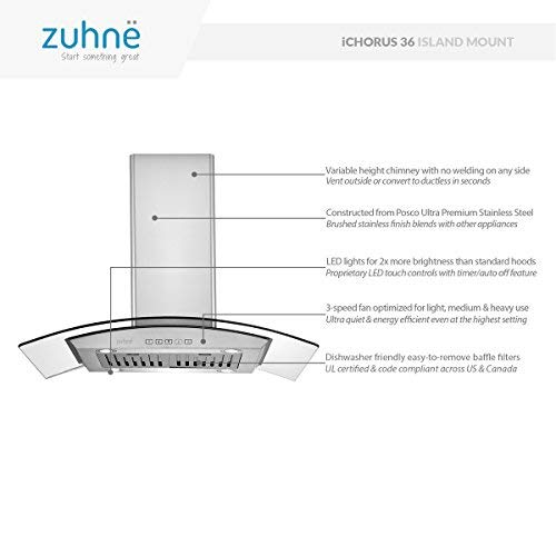 zuhne range hood