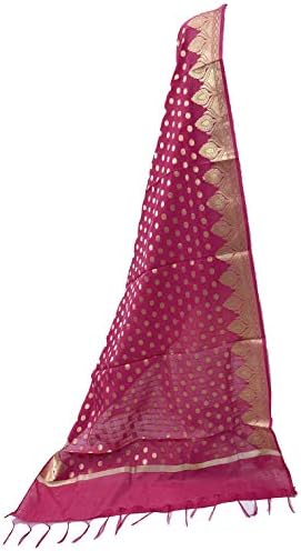 SHREEMAA CREATIONS BANARSI COTTON ZARI WOVEN DUPATTA (WCD2)
