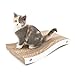 Cat Scratcher, Large Scratch Pad, Durable Corrugated Cardboard Scratching Board for Indoor Cats, Heavy Duty, Double-Sided Usability, Recyclable, with Catnip