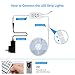 LED Strip Lights 32.8ft 5050 DIY Color Changing RGB LED Strip Light with Remote Control & Power Supply, Easy Installation Led Tape Light for Bedroom, Home, TV, Kitchen, Party, Lighting Room Decoration