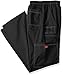 Dickies Men's Big GenFlex Utility Drawstring Cargo Scrubs Pant, Black, Large Tall