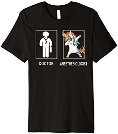 Anesthesiologist Anesthesia Unicorn Dabbing/ Doctor T-Shirt