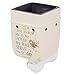 Elanze Designs As for Me and My House Ceramic Stoneware Electric Plug-in Outlet Wax and Oil Warmer