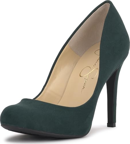 Jessica Simpson Women’s Calie Pump, Evergreen, 5