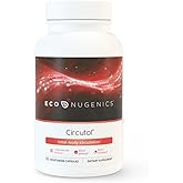 EcoNugenics Circutol: Heart & Blood Pressure Supplement with Nattokinase, L-Carnitine, Hawthorn Berry Extract, Cordyceps & Reishi Mushrooms – Healthy Blood Flow & Nitric Oxide Support – 60 Capsules