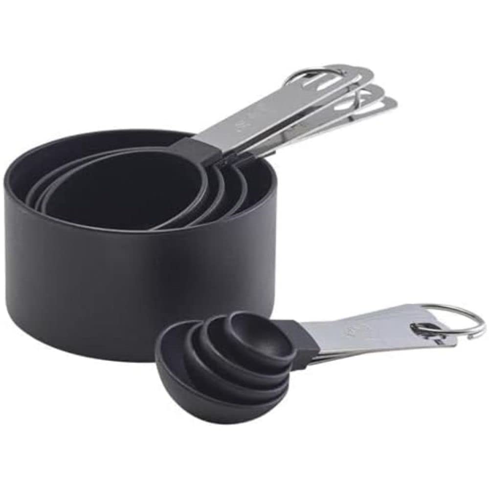 Genware Measuring Cups and Spoons 8 Piece Set - Single of 1