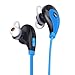 Simptech Wireless Headphones Bluetooth Earbuds - Sweatproof Sports In Ear Headset,Noise Cancelling With Microphone Maximum Comfort for iPhone 7 Samsung Galaxy S7(Blue)
