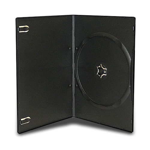 5 X Single Black Slim DVD Cases With A 7mm Spine And Outer Sleeve For Artwork Inlay. Case Can Hold 1 CD DVD or Blu Ray Disc