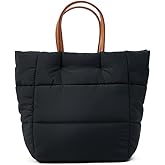 VAKAER Puffer Tote Bag Women Lightweight Down Handbag with adjustable Straps, Quilted Shoulder Crossbody Bags For Work Travel