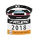Fitletic Neo Race Belt, Black & Pink | Unique No Bounce Design for Marathon, Triathlon, Trail, 5k, 10k | Womens Running Belt | N01R-08