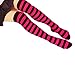 Lisli® Women Girl Striped Over the Knee Thigh High Stockings Long Socks