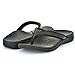 Footminders BALTRA Orthotic Arch Support Sandals (Pair) - Orthopedic Flip Flops for Men and Women - Relieve Foot Pain Due to Flat Feet and Plantar Fasciitis - (Men 9 - Women 10, Black)