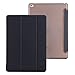 iPad Air 2 Case,THZY iPad Air 2 Smart Cover+Transparent Back Cover Apple iPad Air 2 (iPad 6) 2014 Model Ultra Slim Lightweight Stand with Smart Cover Auto Wake/Sleep (Mysterious Black)
