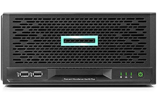 HPE ProLiant MicroServer Gen10 Plus Server with one Intel® Xeon® E-2224 Processor, 16 GB Memory, and 4 Large Form Factor (LFF) Non-hot Plug Drive Bays