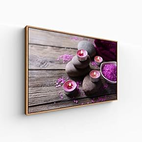 Canvas Wall Art for Living Room, Bedroom Spa Framed Canvas Prints for Home Decoration Ready to Hang - 16"x24" inches