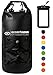 Premium Certified Waterproof Dry Bag Compression Sack Waterproof Phone Case | Roll Top Closure 2 Detachable Shoulder Straps | Kayaking, Snowboarding, Rafting, Boating, Hiking, Camping, Beach