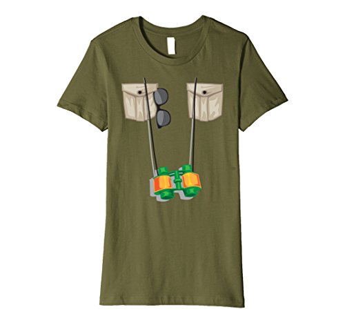 Womens Zoo Keeper Halloween Costume - Jungle Safari Explorer Gift Medium Olive