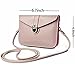 edfamily Women Girls Mini Handbags Leather Crossbody Single Shoulder Bag Cellphone Pouch Purse Wallet(Beige)