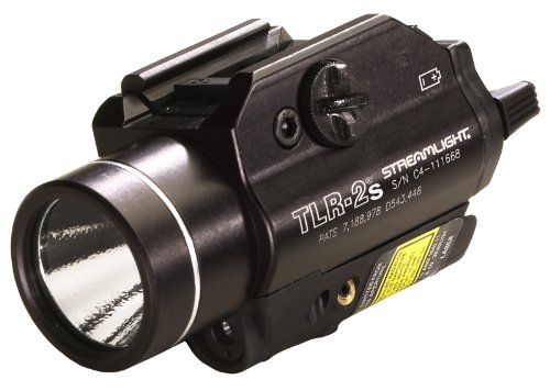 Streamlight 69230 TLR-2s Rail Mounted Strobing Tactical Light with Laser Sight and Rail Locating Keys - 300 Lumens