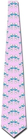 KJH 2 CBA Men's Cool The Smurfs2 (9) Necktie Tie