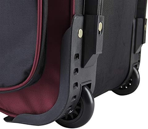 Travelers Club 30" Xpedition Upright Rolling Travel Duffel Bag, Crimson Red , Large 4 Travelers Club 30" Xpedition Upright Rolling Travel Duffel Bag, Crimson Red , Large