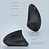 Ergonomic-Bluetooth-Mouse-Jelly-Comb-MV014B-24G-Wireless-Rechargeable-Vertical-Mice-and-Bluetooth-40-Mouse-with-3-Adjustable-DPI-100016002400-Black Ergonomic Bluetooth Mouse, Jelly Comb MV014B 2.4G Wireless Rechargeable Vertical Mice and Bluetooth 4.0 Mouse with 3…