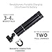 KOBWA Portable Mini Bluetooth Earpiece ,V 4.1 Lipstick-Sized In-Ear CVC 6.0 Noise Cancelling Hands-free Headset Earbud Earpiece Headphones for iPhone ,Samsung, IPad, HTC,HUAWEI,Smartphone,and Tablet