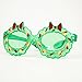 Bits and Pieces-LED Light-Up Novelty Christmas Glasses-Reindeer and Wreath-Party