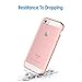 JETech Case for iPhone SE 2016 (Not for 2020), iPhone 5s and iPhone 5, Non-Yellowing Shockproof Phone Bumper Cover, Anti-Scratch Clear Back (Rose Gold)