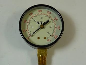 BII Pressure Gauge 0400kPa 060psi PG2560 Industrial