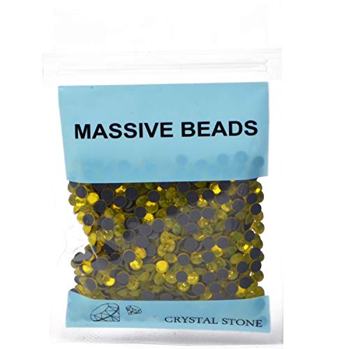 3 Pieces+Flatback+Rhinestones+Crystal+Citrine