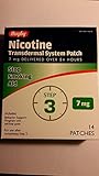 Rugby Nicotine Transdermal System Opaque Patch Step 3 Stop Smoking Aid 7 mg 14 Patches