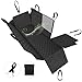 Petacc Dog Back Seat Cover Dog Car Hammock with Visible Window Enlarged Door Protector from Dog Scratching Pet Seat Cover for Car, SUV, Truck with Dog Seat Belt