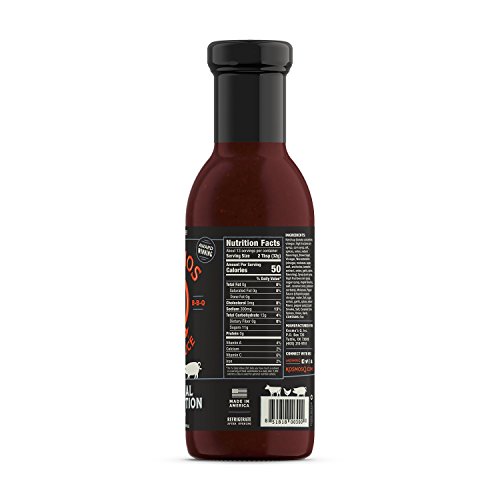 Kosmos Q Original Competition BBQ Sauce 15.5 Oz Bottle for Award