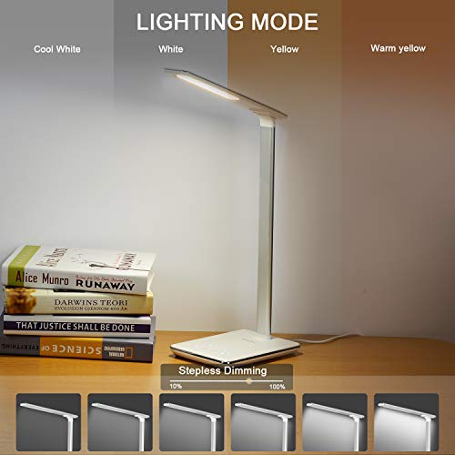 TenmaTec White Desk Desk Lamps(Side Luminescence