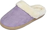 Luxehome Women's Cozy Fleece House Slippers