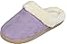 LUXEHOME Women's Cozy Fleece House Footwear/Slippers(1-08) (L/6.5-7.5 US, Light Purple)