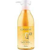 esfolio Soothing Body Wash with Coenzyme Q10 – Hydrating Shower Gel with Grapefruit, Lemon & Pearl Extracts – Lightweight Foaming Cleanser – Korean Skincare for All Skin Types (500ml / 16.9 fl oz)