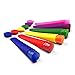 Silicone Ice Pop and Popsicle Mold in Assorted Colors (Set of 6)
