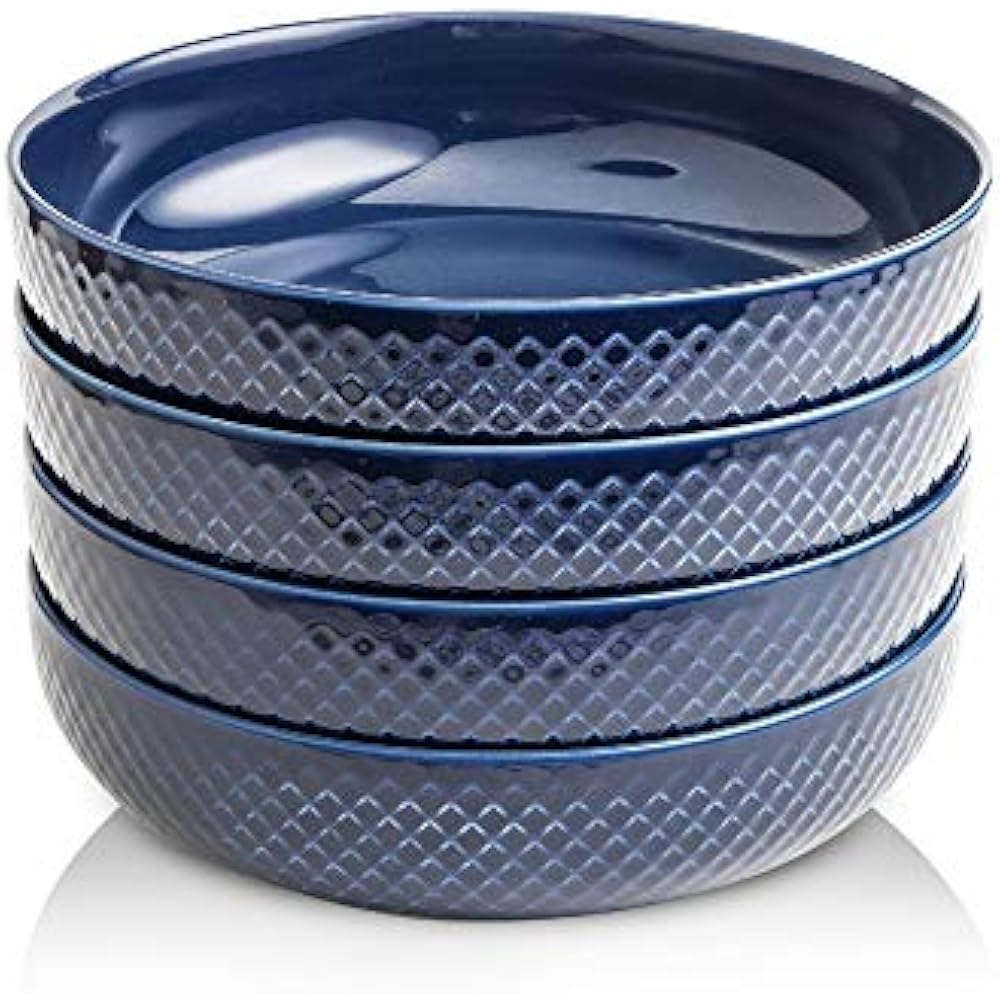 KOOV Ceramic Pasta Salad Bowls, 46 OZ Large Pasta Bowl, Stackable
