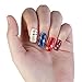 RUIMIO 30 Sheet Nail Stickers Decals 3D Nail Art Stencils Designs