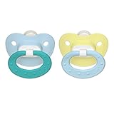 NUK Juicy Puller Silicone Pacifier, 0-6 Months, Assorted Colors, 1 pk