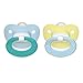 NUK Juicy Puller Silicone Pacifier, 0-6 Months, Assorted Colors, 1 pk