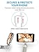 Premium 5-in-1 Wired Selfie Stick for iPhone 11 10 XR XS 9 8 7 6 5, Samsung Galaxy S10 S9 S8 S7 S6 S5 - Takes Selfies in Seconds, Get Perfect HD Photos - No Apps, No Downloads, No Batteries Required