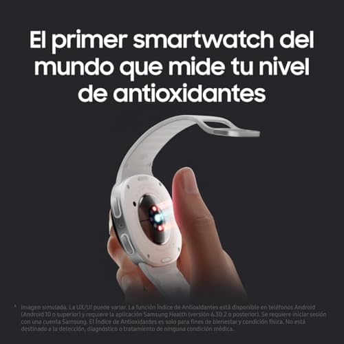 Galaxy Watch8, 40 mm, Bluetooth, Galaxy AI, Smartwatch, Procesador 3 NM, Asistente de Salud y Sueño, Seguimiento Deportivo, Garantía 3 Años + 1 año Extra, Gris Oscuro (Versión Española)