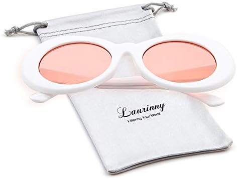 Authentic Clout Goggles Bold Oval Retro Mod Fashion Sunglasses Clout Round Lens